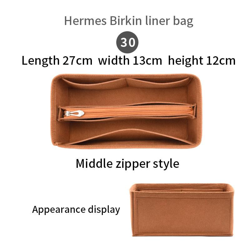For Hermes Birkin bag 25 30 35 Bag Insert Organizer, Purse Insert Organizer, Bag Shaper, Bag Liner