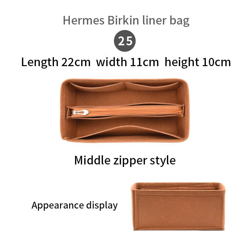 For Hermes Birkin bag 25 30 35 Bag Insert Organizer, Purse Insert Organizer, Bag Shaper, Bag Liner