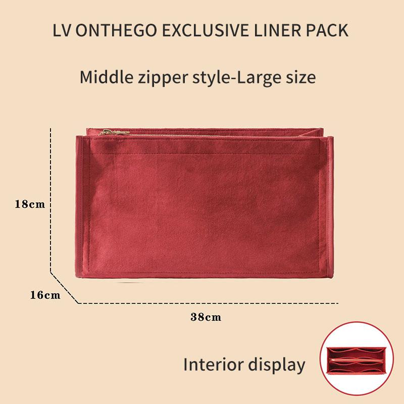 For "Lv Onthego Bag Insert Organizer, Purse Insert Organizer, Bag Shaper, Bag Liner