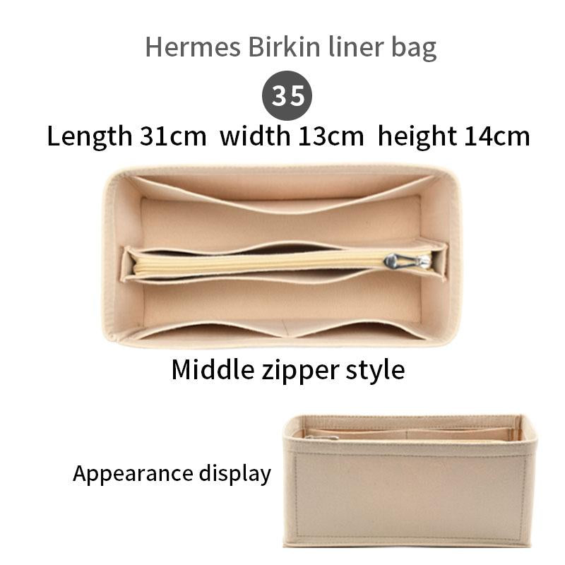 For Hermes Birkin bag 25 30 35 Bag Insert Organizer, Purse Insert Organizer, Bag Shaper, Bag Liner