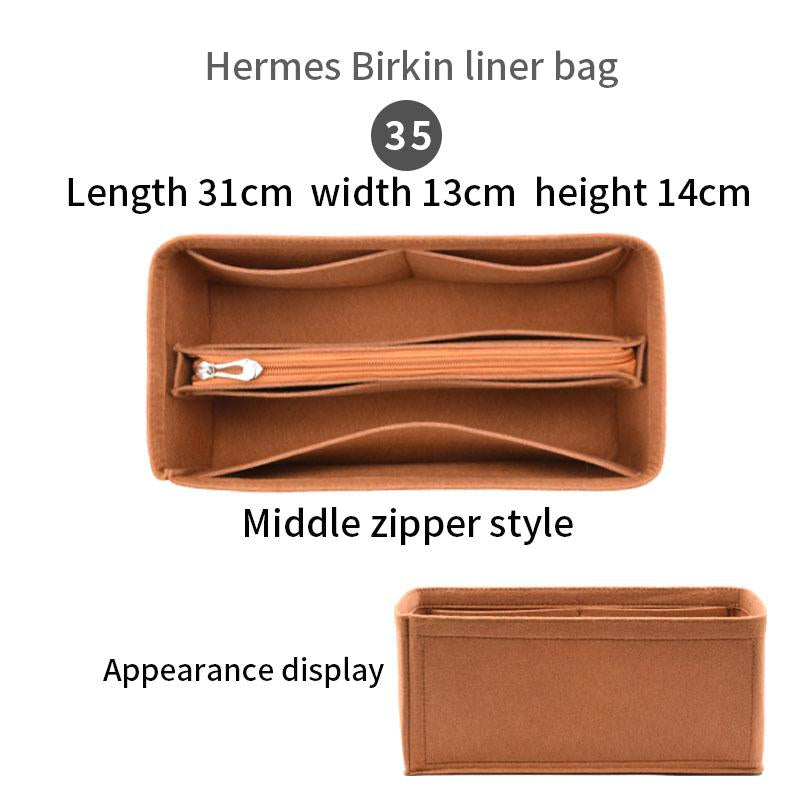 For Hermes Birkin bag 25 30 35 Bag Insert Organizer, Purse Insert Organizer, Bag Shaper, Bag Liner