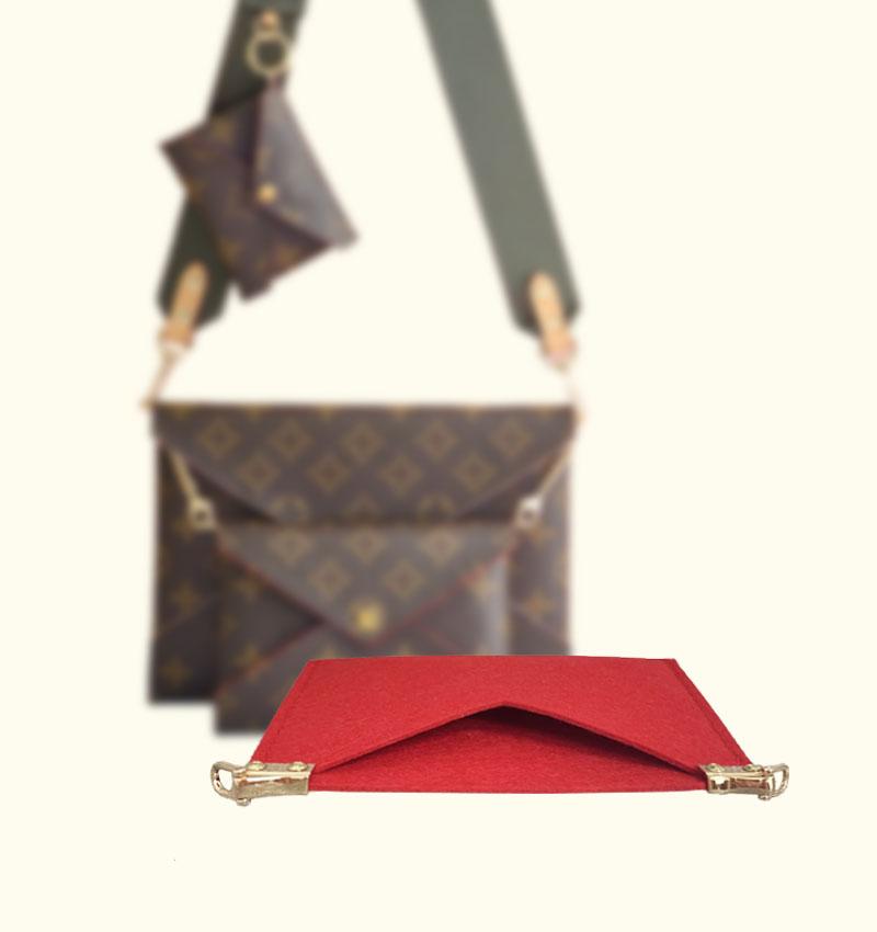 For "Lv Kirgami Pochet**" Bag Insert Organizer, Purse Insert Organizer, Bag Shaper, Bag Liner