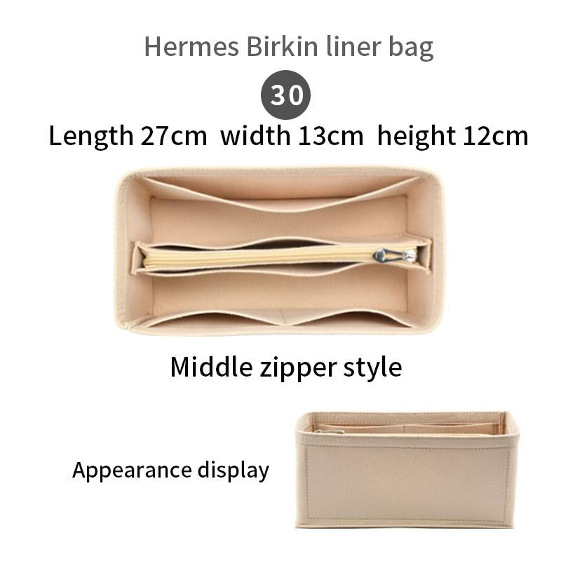 For Hermes Birkin bag 25 30 35 Bag Insert Organizer, Purse Insert Organizer, Bag Shaper, Bag Liner