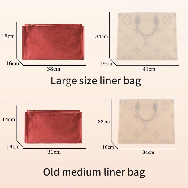 For "Lv Onthego Bag Insert Organizer, Purse Insert Organizer, Bag Shaper, Bag Liner