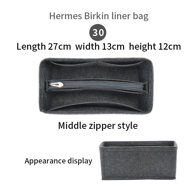 For Hermes Birkin bag 25 30 35 Bag Insert Organizer, Purse Insert Organizer, Bag Shaper, Bag Liner