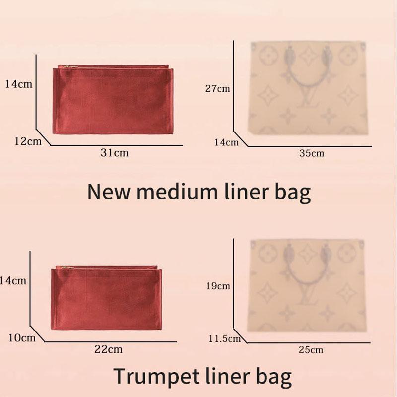For "Lv Onthego Bag Insert Organizer, Purse Insert Organizer, Bag Shaper, Bag Liner
