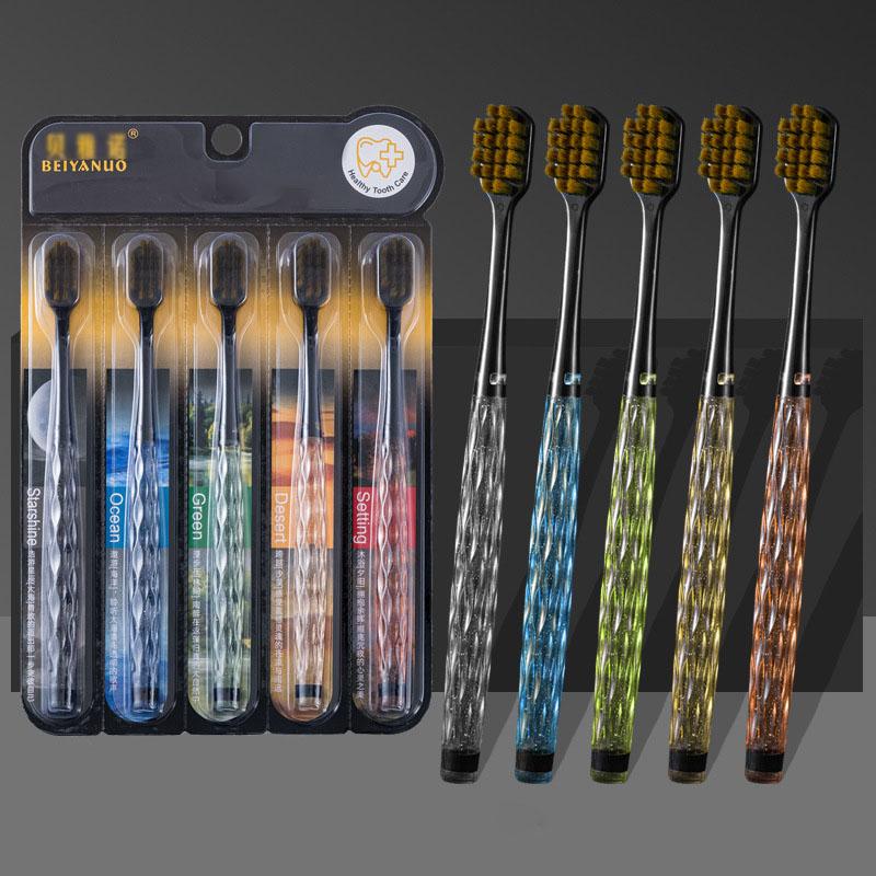 Light luxury silk soft bristle toothbrush for couples for both men and women