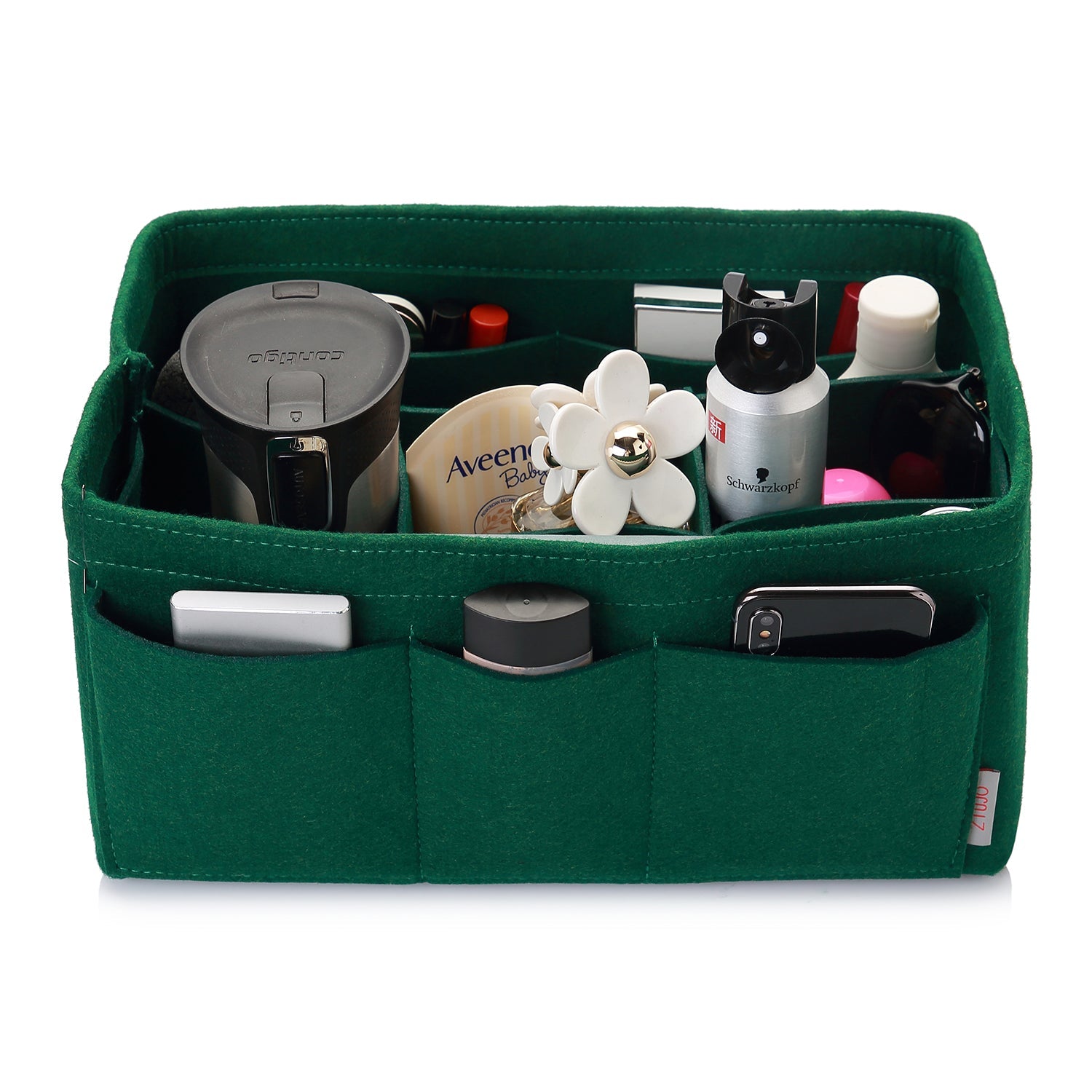 Felt Insert Bag Organizer Perfectly Designed for LV Speedy35, Speedy40, Neverfull MM, and LV Speedy30 - Ideal for Keeping Your Handbag and Purse Organized.