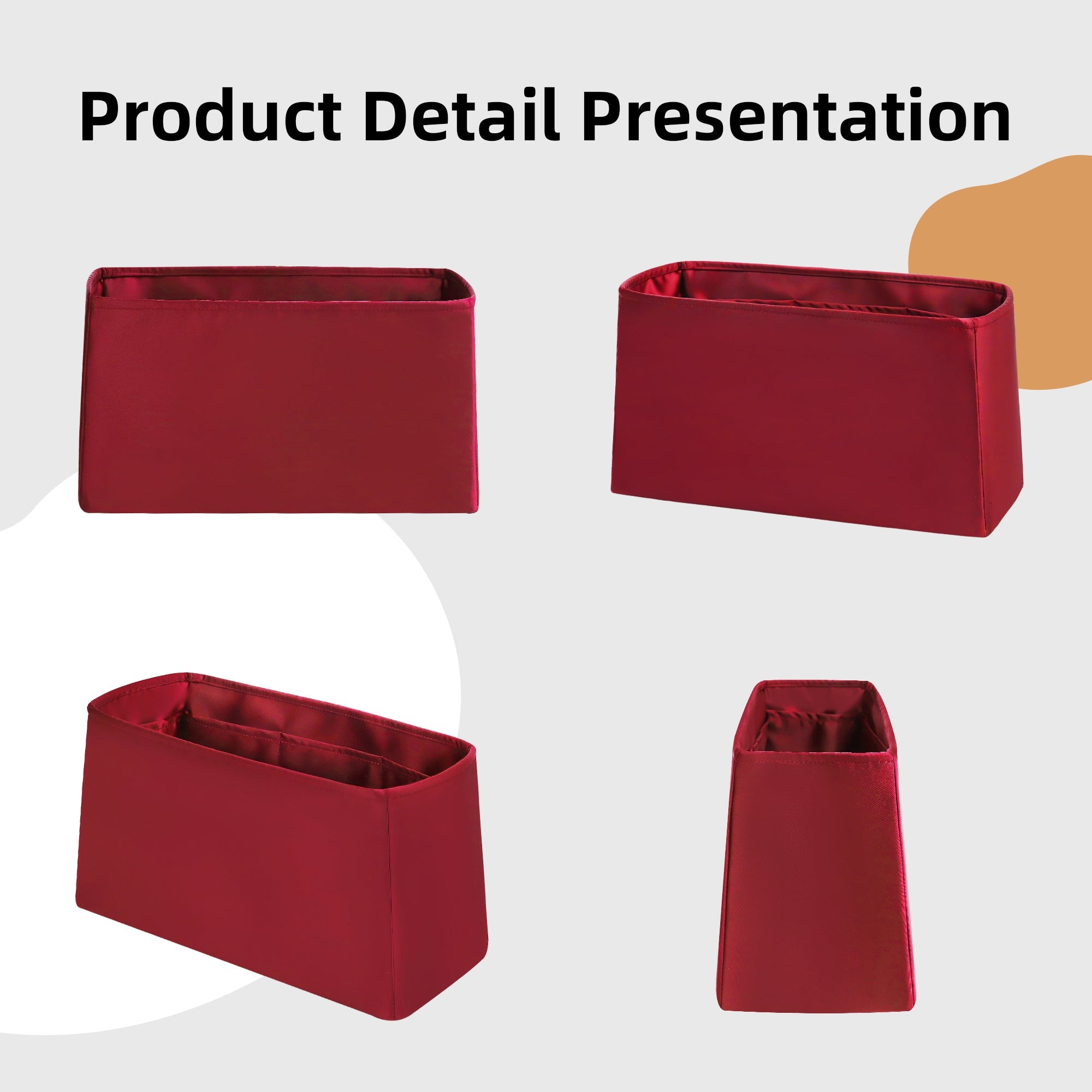 Baginbag | Purse Organizer Insert | Fits LV Graceful PM/MM Bags | Silk Bag Organizer | Luxury Handbag & Tote Shaper | handbag organizer