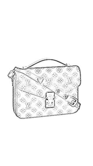 Lv discount pochette organizer