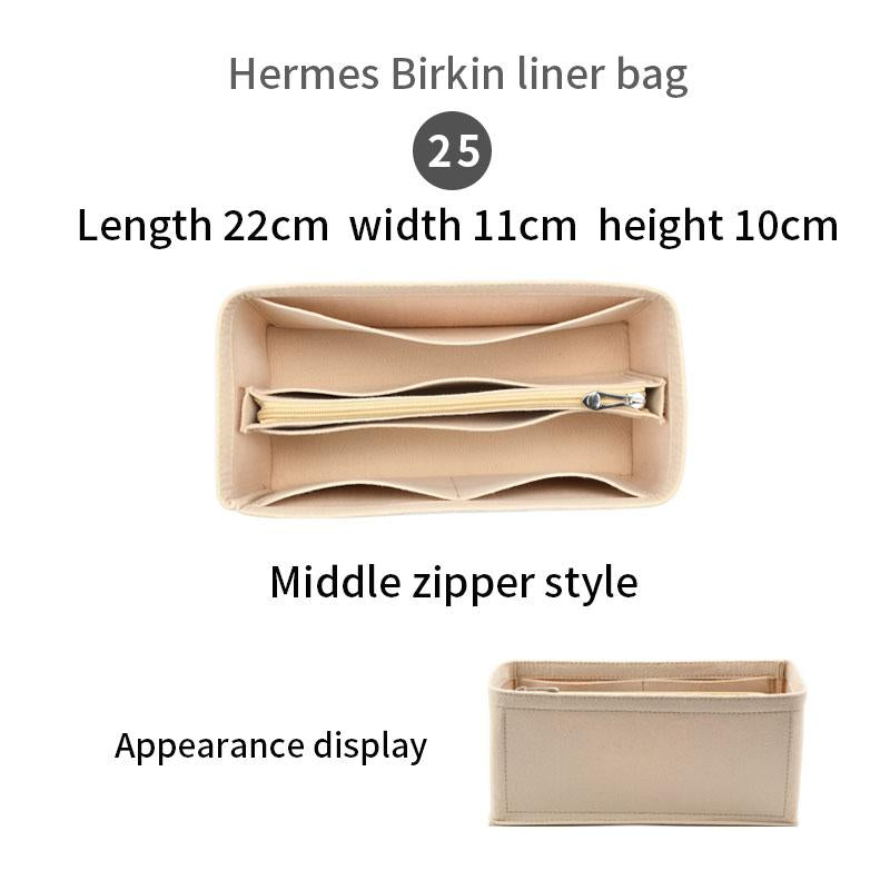 For Hermes Birkin bag 25 30 35 Bag Insert Organizer, Purse Insert Organizer, Bag Shaper, Bag Liner
