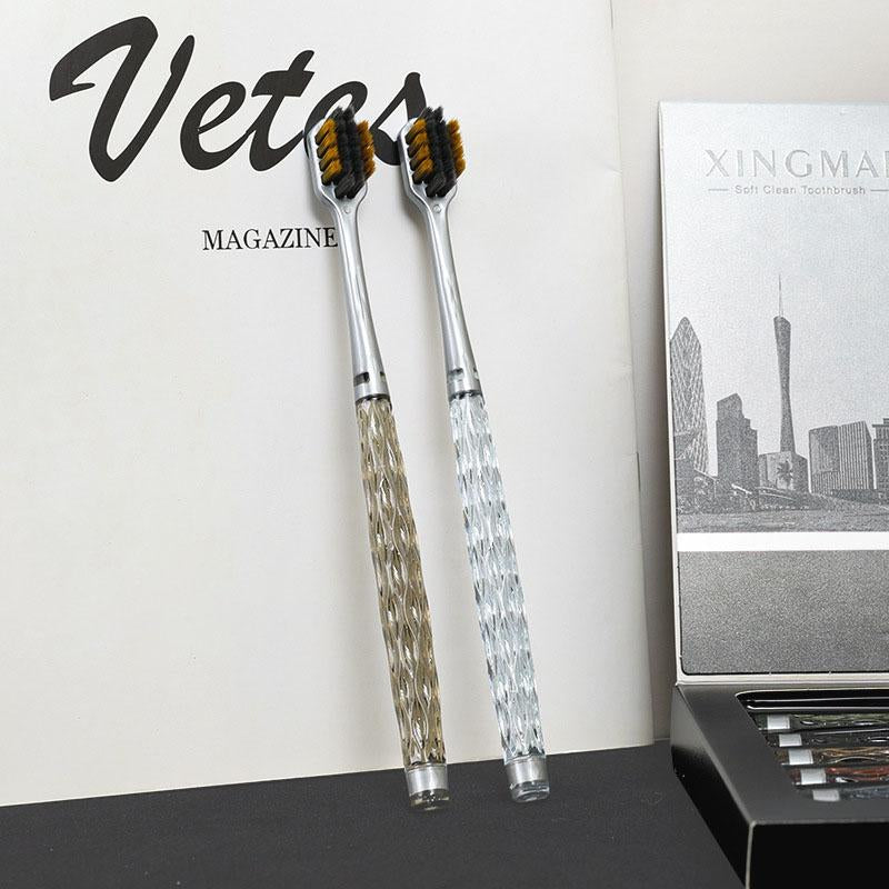 Light luxury gift box 6 sets of high appearance level couples adult home travel toothbrush