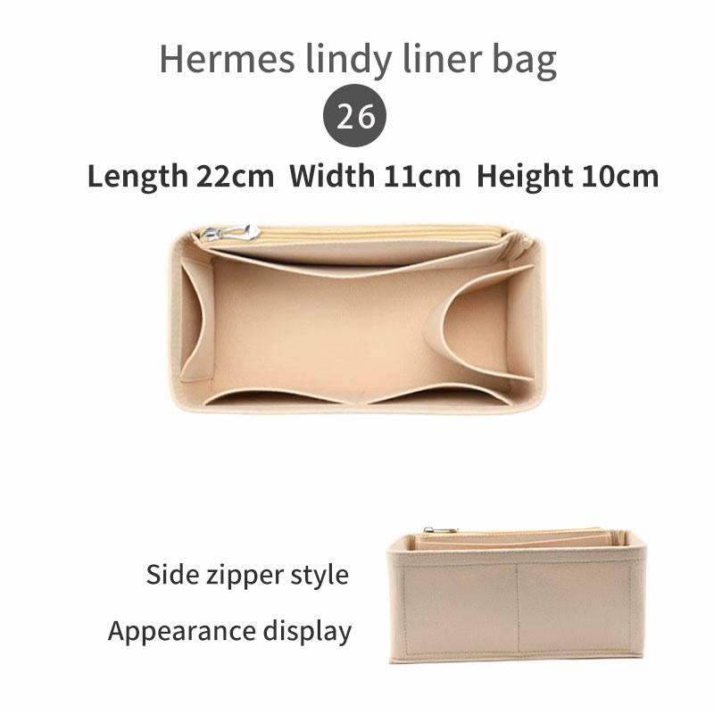 For "Hermes lindy" Bag Insert Organizer, Purse Insert Organizer, Bag Shaper, Bag Liner