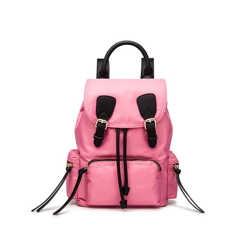 Korean version nylon travel backpack casual shoulder bag for women