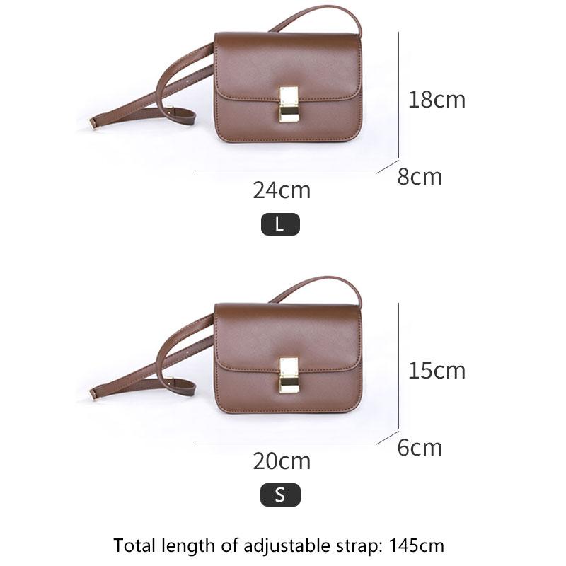 Trendy Shoudler Bags Twist Lock Flap Crossbody Purse | One shoulder crossbody fashion women's small square bag