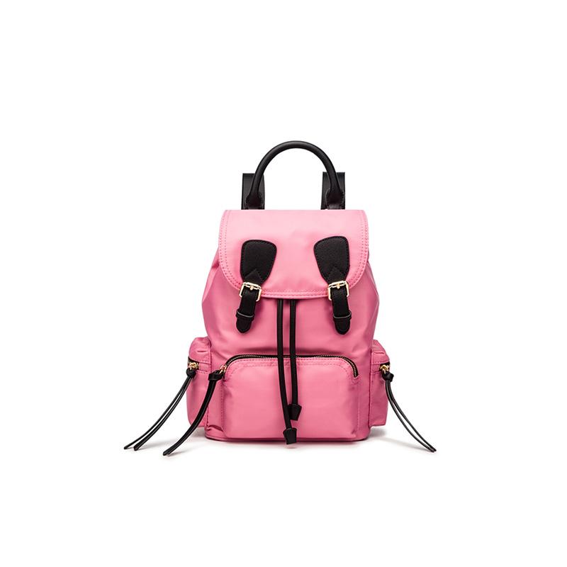 Korean version nylon travel backpack casual shoulder bag for women