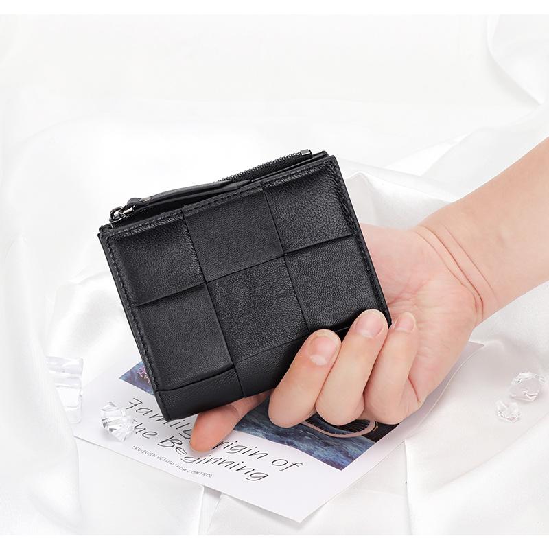 Woven folding multi-function coin wallet card bag