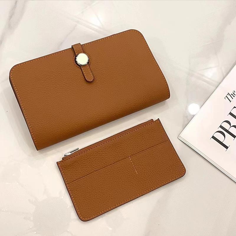 Multifunctional document Passport with leather wallet card bag