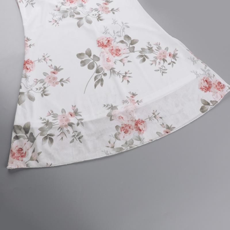 Off shoulder ruched flower print maxi dress
