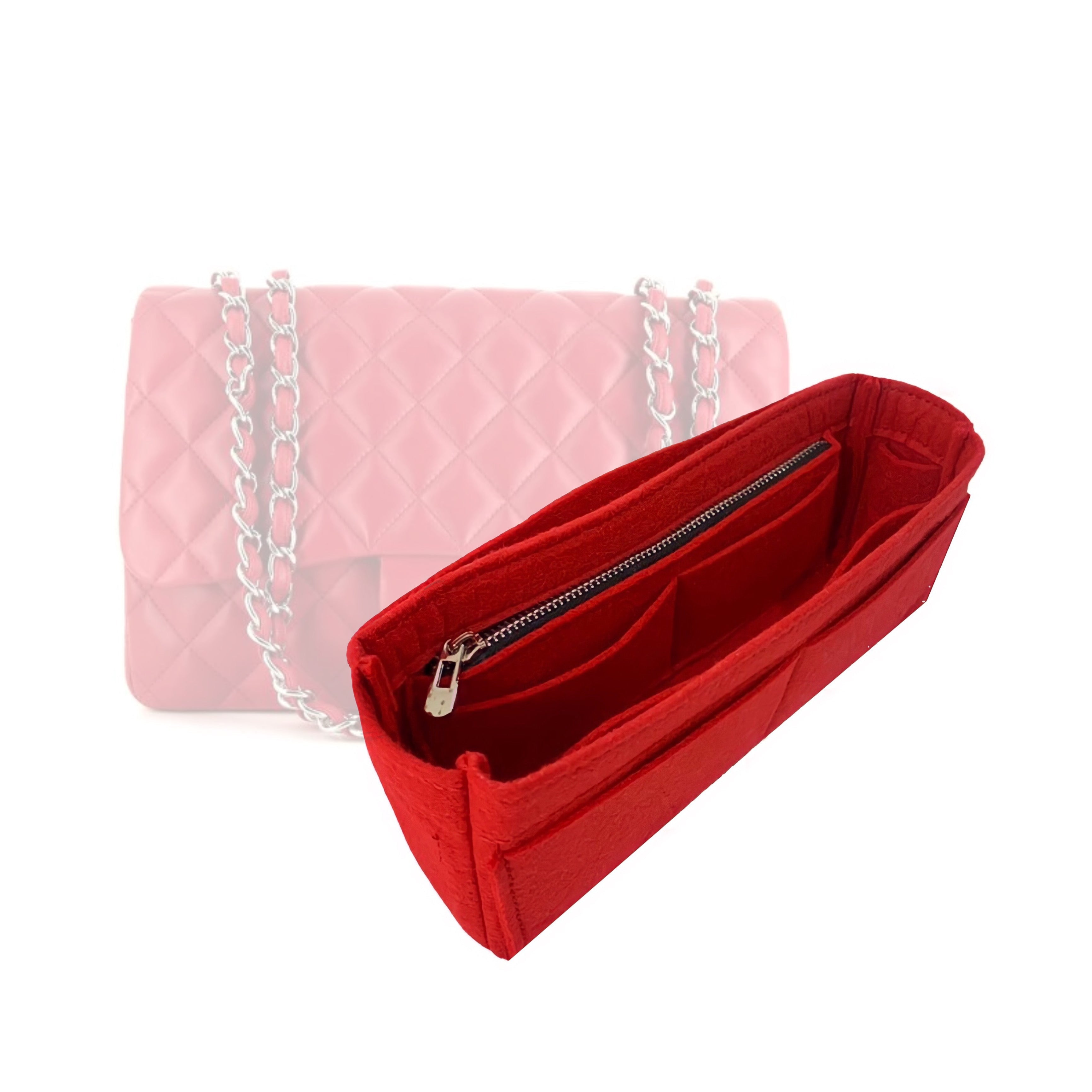 BaginBag | Handbag Organizer For Chanel Classic Flap Bag Maxi size Bag | Chanel Purse Insert  | Bag Liner | Chanel Insert Organizer | Chanel Organizer | Chanel Inner Bag | Luxury bag | Chanel Bag protector | Chanel bag Insert