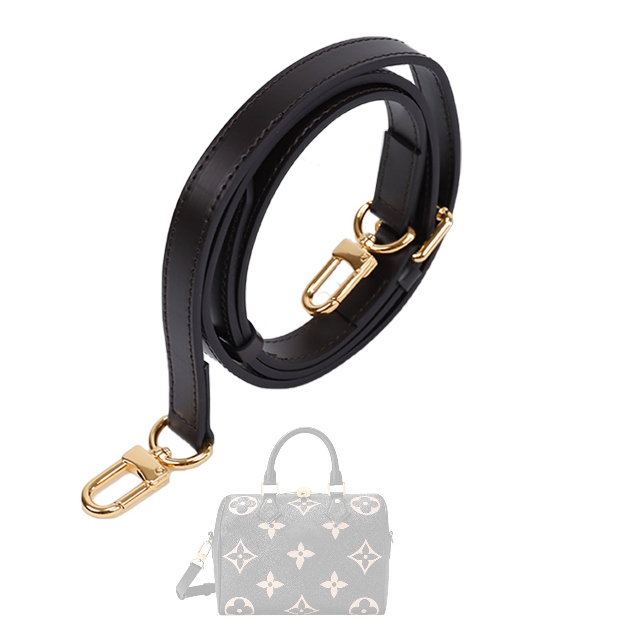 Baginbag Vachetta Leather Adjustable Crossbody Strap for Speedy bag with  Gift Box, Handmade DIY purse strap