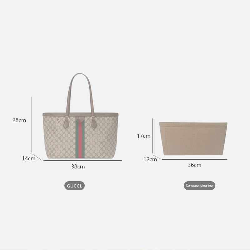 Handbag Organizer For Gucci Ophidia BAG | Designer Purse Insert  | Bag Liner | Bag Insert Organizer | Gucci Organizer | Bag Organizer | Luxury bag |  Bag protector