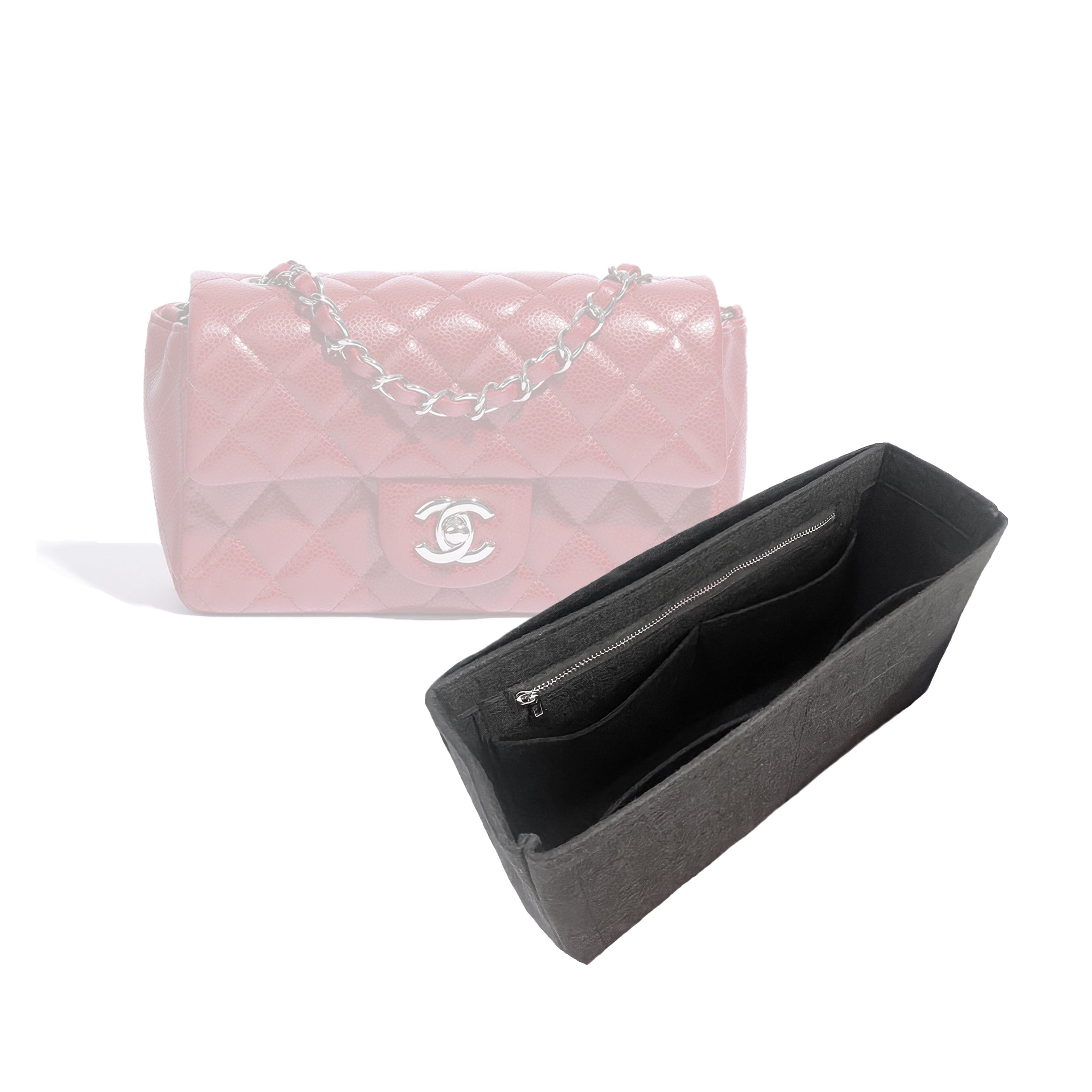 BaginBag | Handbag Organizer For Chanel Mini Rectangular Bag | Chanel Purse Insert | Bag Liner | Chanel Insert Organizer | Chanel Organizer | Chanel Inner Bag | Luxury bag | Chanel Bag protector | Chanel bag Insert