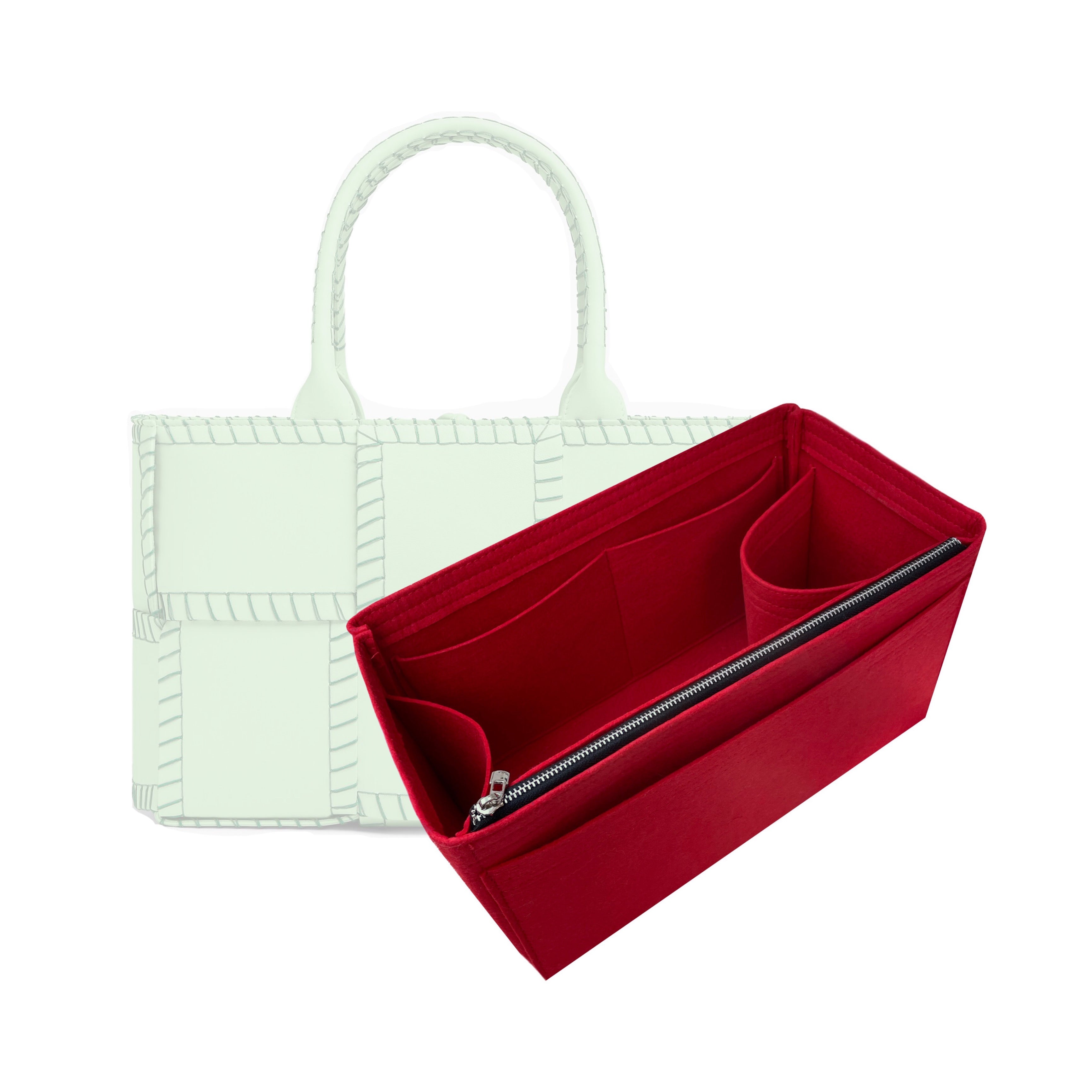 BaginBag | Handbag Organizer For Bottega Veneta Arco Tote Bag | Designer Purse Insert  | Bag Liner | Bag Insert Organizer | Tote bag organizer | Bag Organizer | Organizer inserts for handbag |  Bag protector | Organizer inserts for handbags