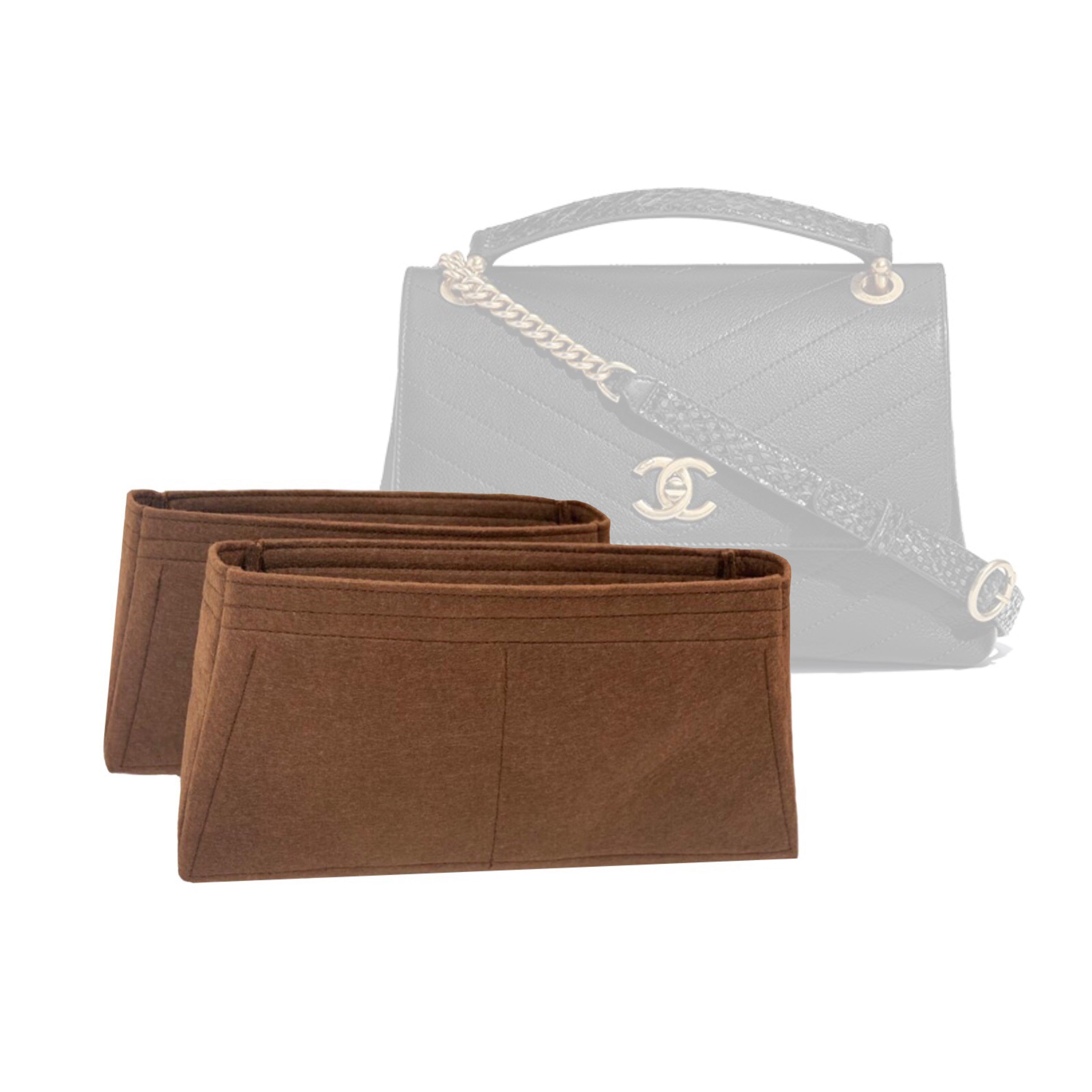 BaginBag | Handbag Organizer For Chanel Classic Chevron Chic Top Handle Bag | Chanel Purse Insert | Bag Liner | Chanel Insert Organizer | Chanel Organizer | Chanel Inner Bag | Luxury bag | Chanel Bag protector | Chanel bag Insert