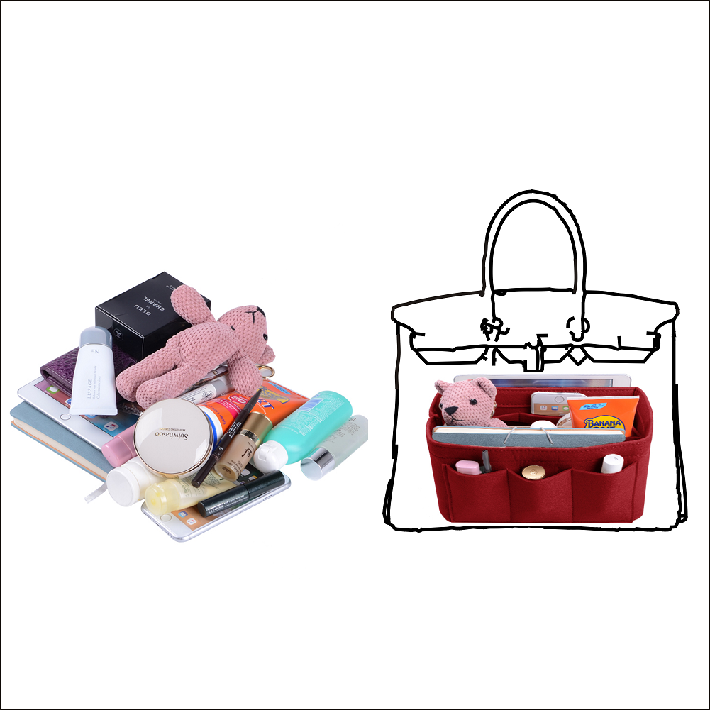 BaginBag® | Handbag Organizer For Hermes Birkin 30 35 bag | Purse Insert  | purse insert organizer |  Hermes Organizer Purse | Tote Bag  Organizer | Bag Organizer | Tote Insert bag |  travel bag organizer | Purse Organization