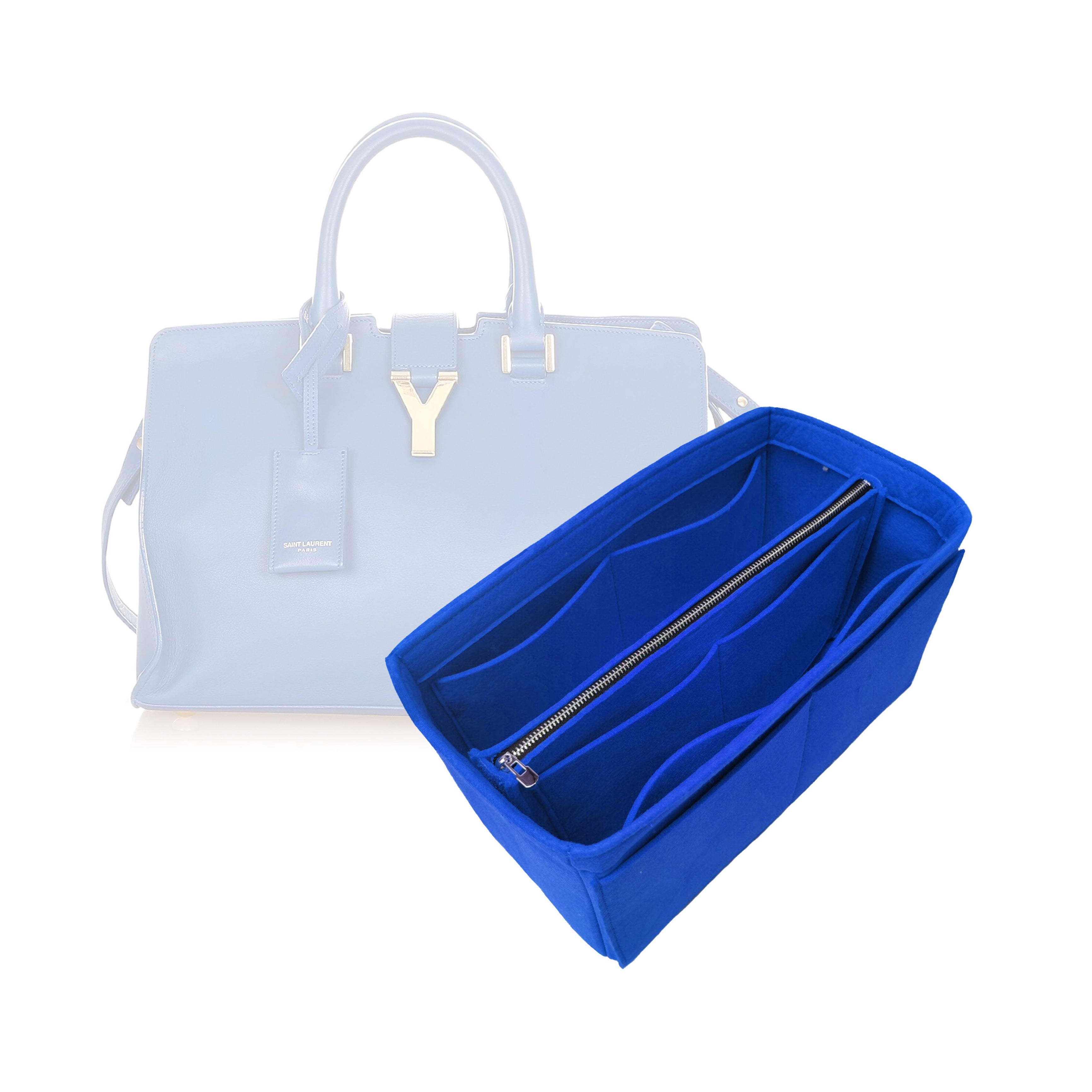 BaginBag® | Handbag Organizer For YSL Cabas Y (ChYc) bag | YSL Purse Insert | purse insert organizer | ysl pouch | Tote Bag Organizer | Organizer inserts for handbags | Tote bag organizer | clutch ysl | Bag Organizer | ysl sunset bag