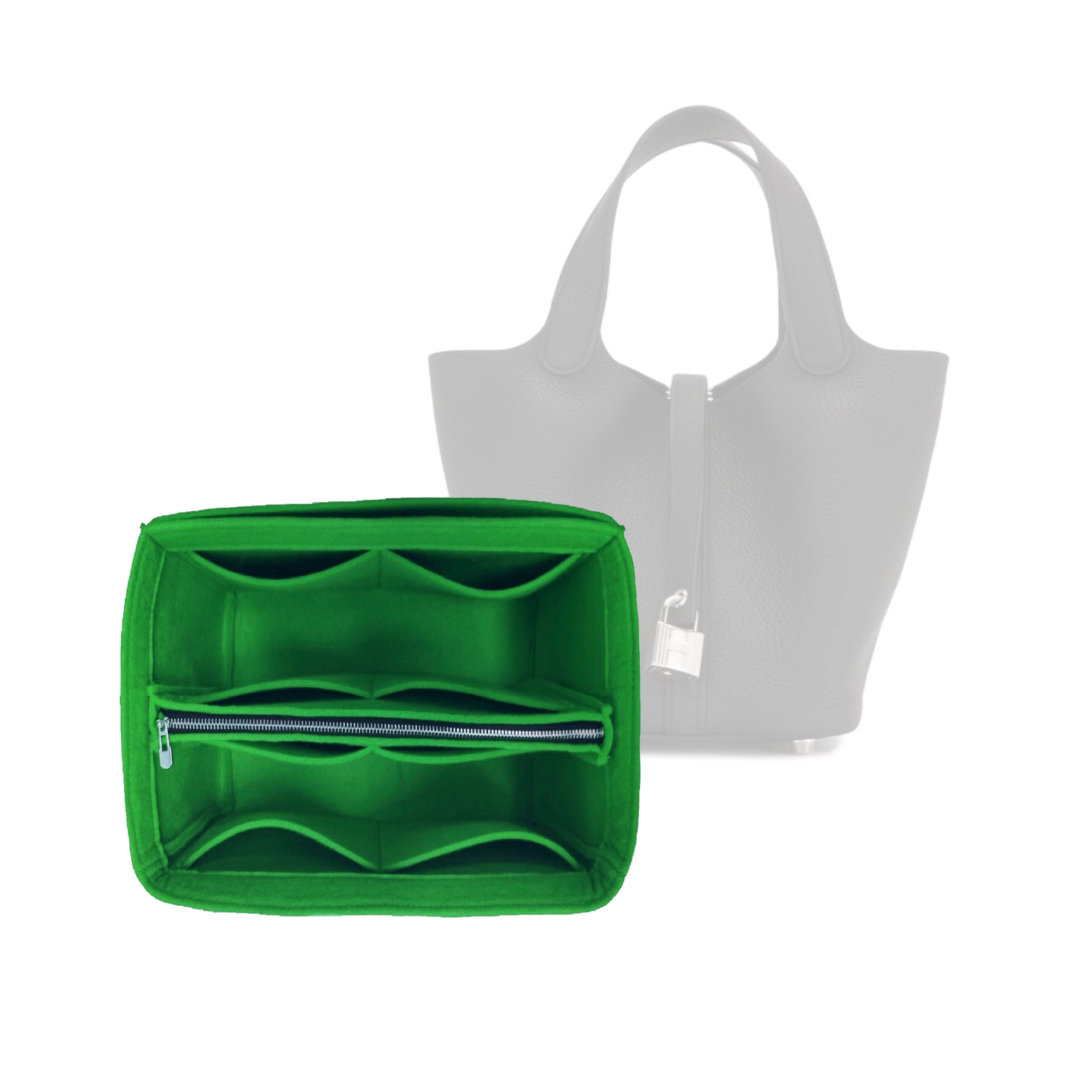 BaginBag | Handbag Organizer for Hermès  Picotin bag | Hermes Purse Insert  | Hermes Bag Insert | Bag Liner | Hermes Insert Organizer | luxury Bag | Hermes Organizer | Hermes Inner Bag | Hermes Bag protector | Hermes Bag Lining