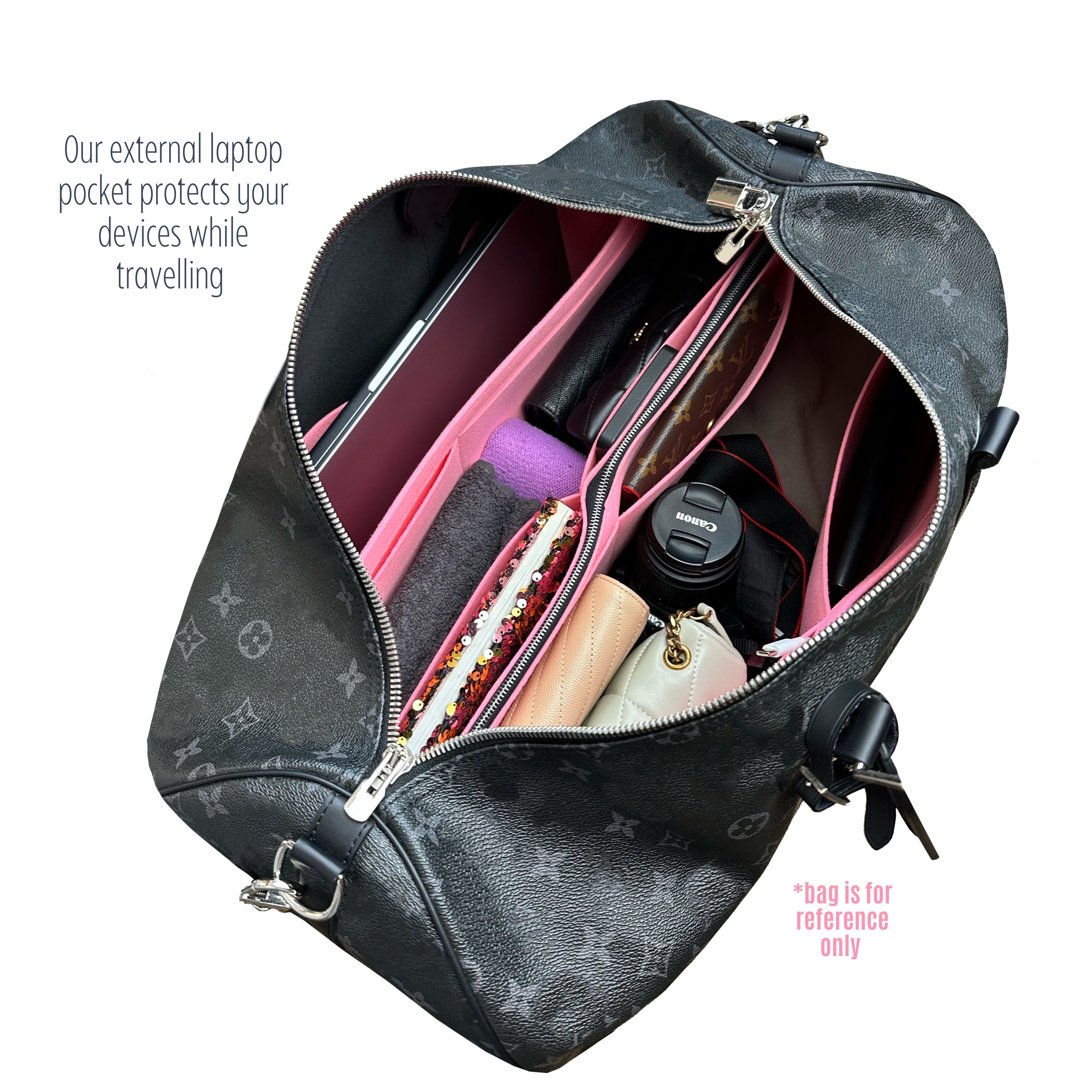 BaginBag | Handbag Organizer For Louis Vuitton Keepall  Bag| LV Purse Insert  | Bag Liner | lv Insert Organizer | Louis Vuitton  Organizer | Luxury bag | LV Bag protector | Louis Vuitton Insert | Louis Vuitton Tote Bag | LV Insert