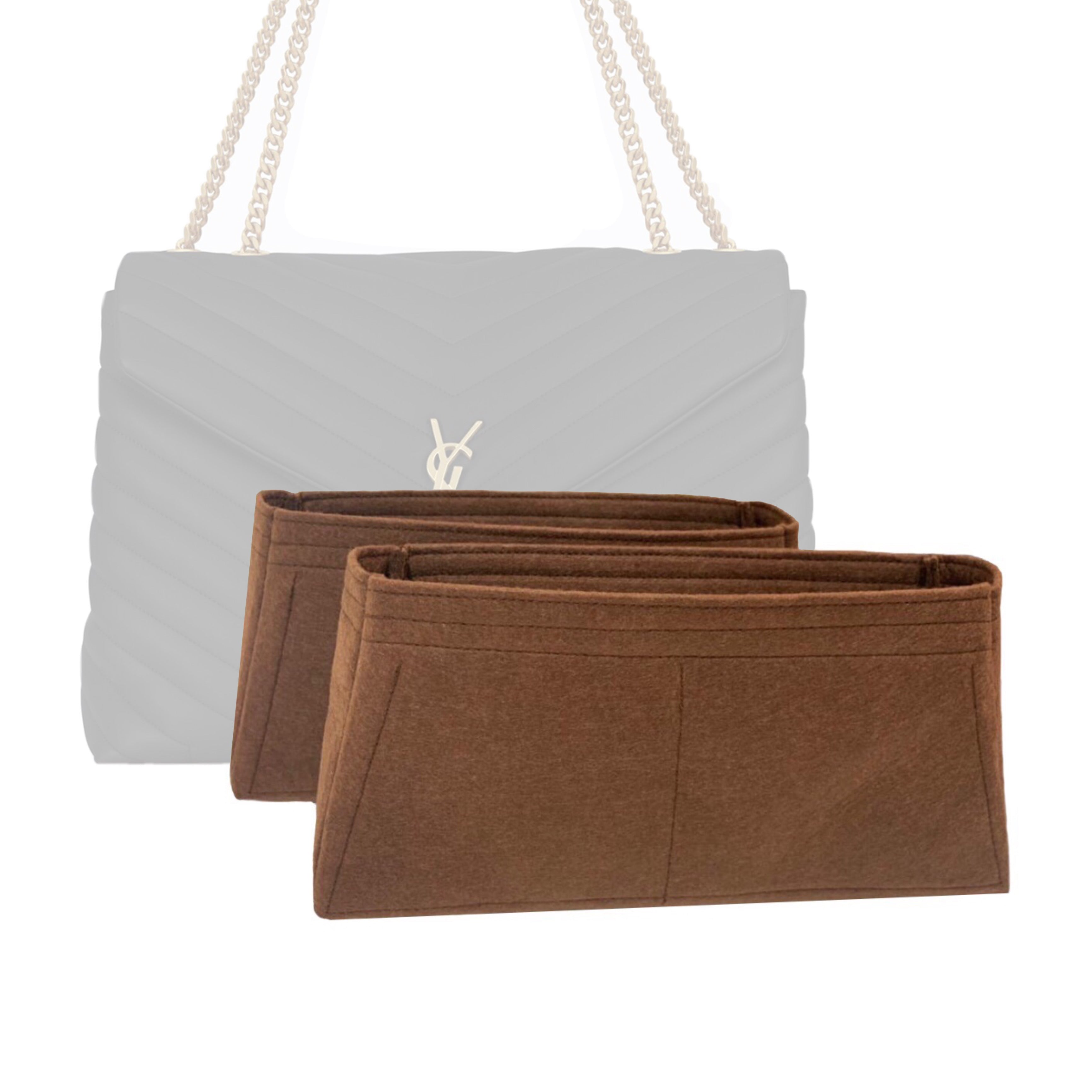 BaginBag | Handbag Organizer For YSL LouLou (2 sets) Bag | Designer Purse Insert  | Bag Liner | Bag Insert Organizer | YSL Organizer | Bag Organizer | Luxury bag |  Bag protector | YSL Insert |