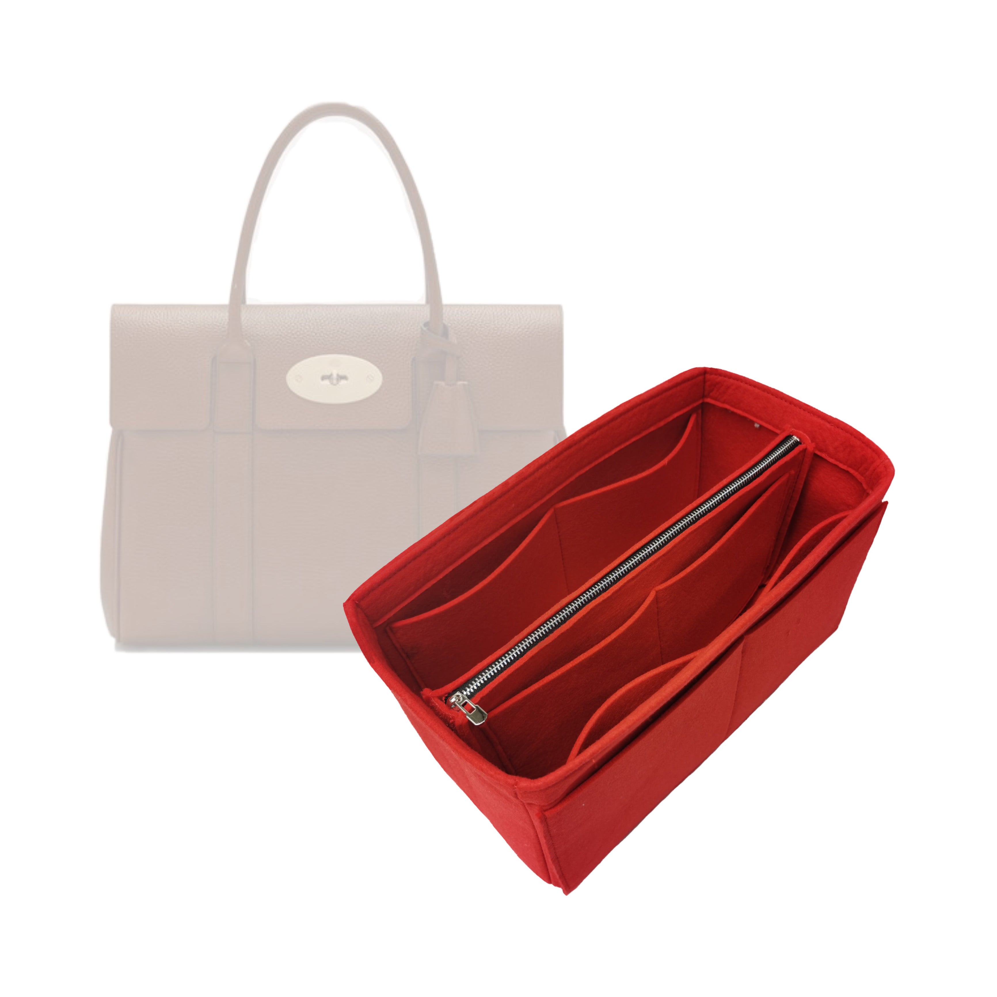 BaginBag | Handbag Organizer for mulberry New and Heritage Bayswater Bag | Designer Purse Insert  | Bag Liner | Bag Insert Organizer | Mulberry Organizer | Bag Organizer | Luxury bag |  Bag protector