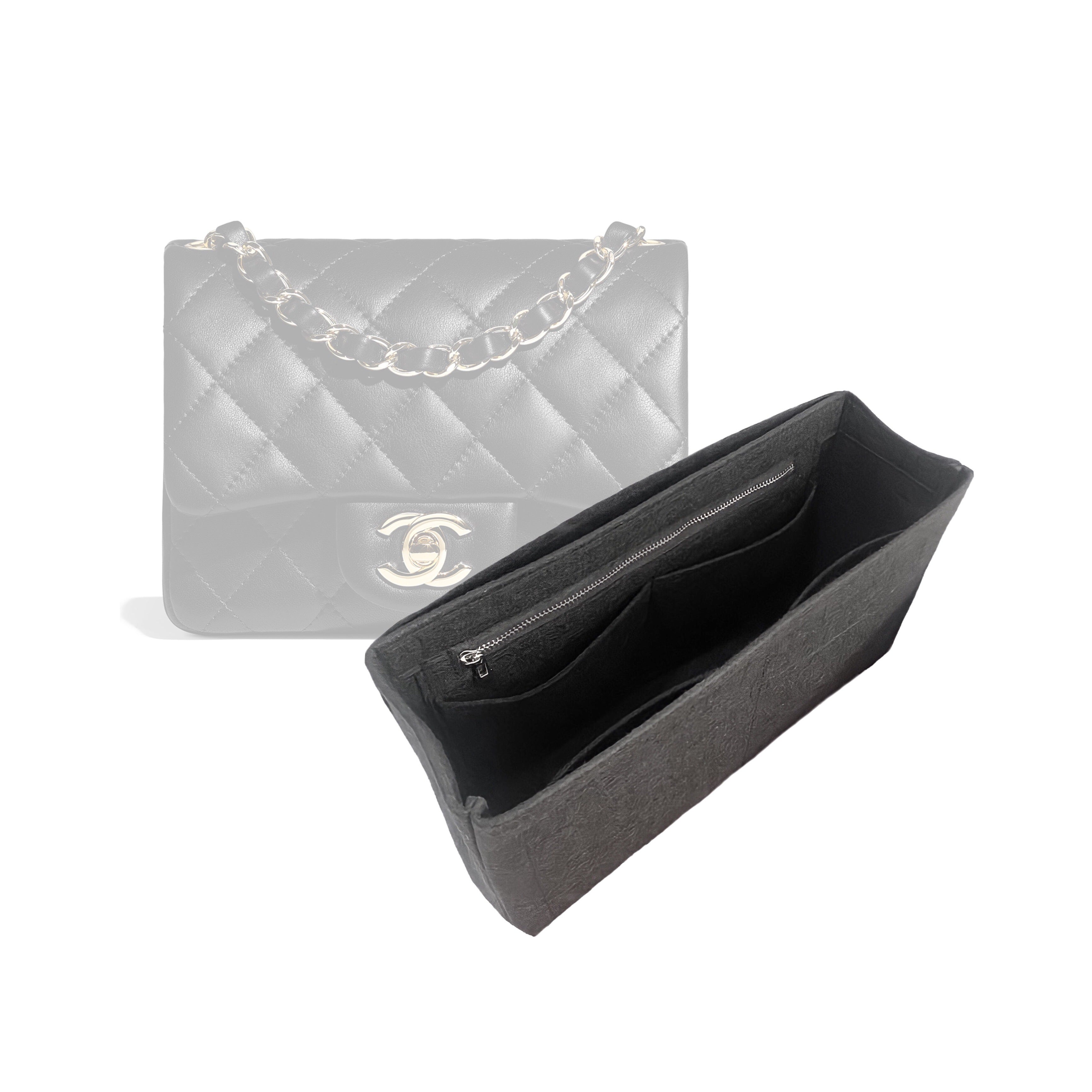 BaginBag | Handbag Organizer For Chanel Mini square bag | Chanel Purse Insert | Bag Liner | Chanel Insert Organizer | Chanel Organizer | Chanel Inner Bag | Luxury bag | Chanel Bag protector | Chanel bag Insert
