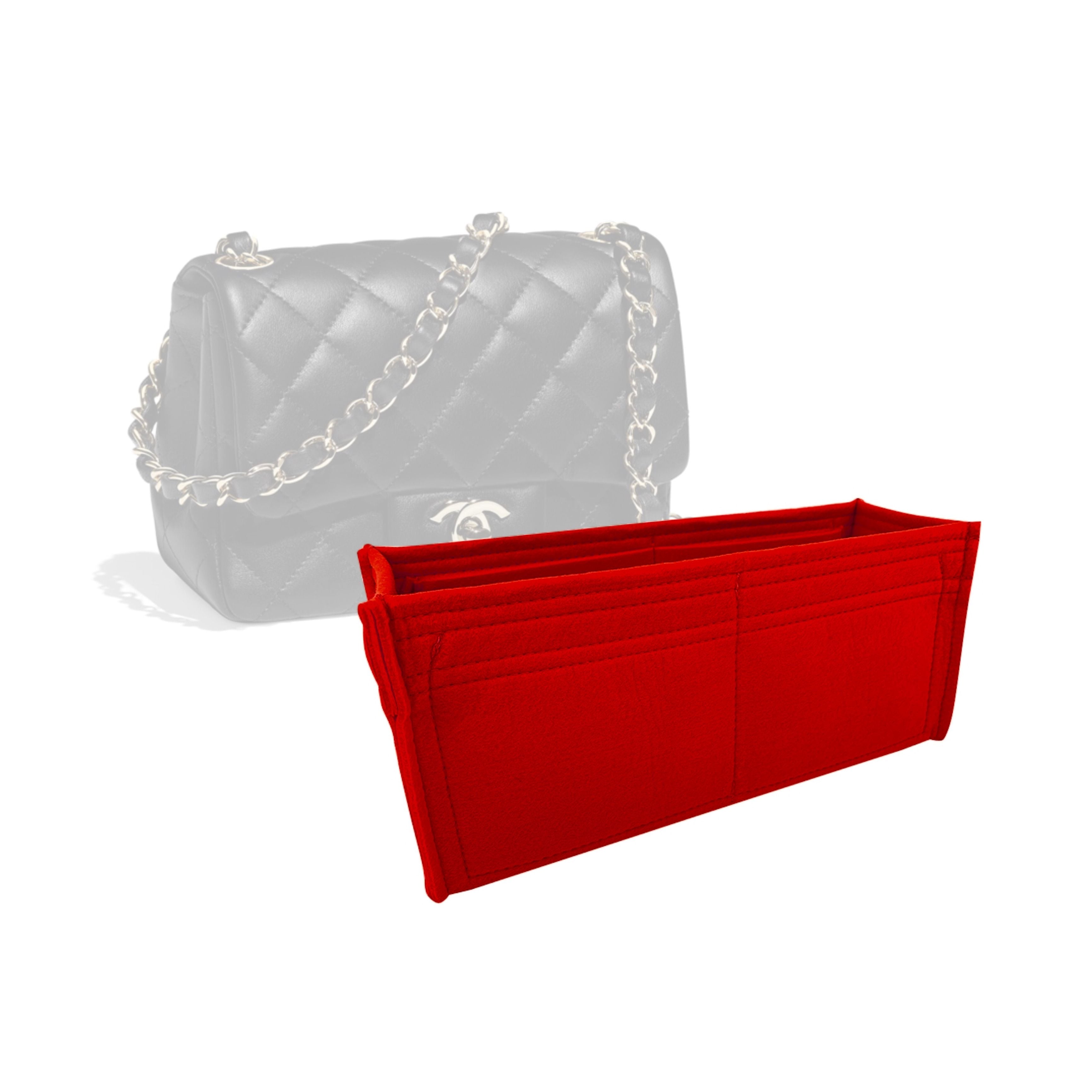 BaginBag |  Handbag Organizer For Chanel Mini square Bag | Chanel Purse Insert | Bag Liner | Chanel Insert Organizer | Chanel Organizer | Chanel Inner Bag | Luxury bag | Chanel Bag protector | Chanel bag Insert