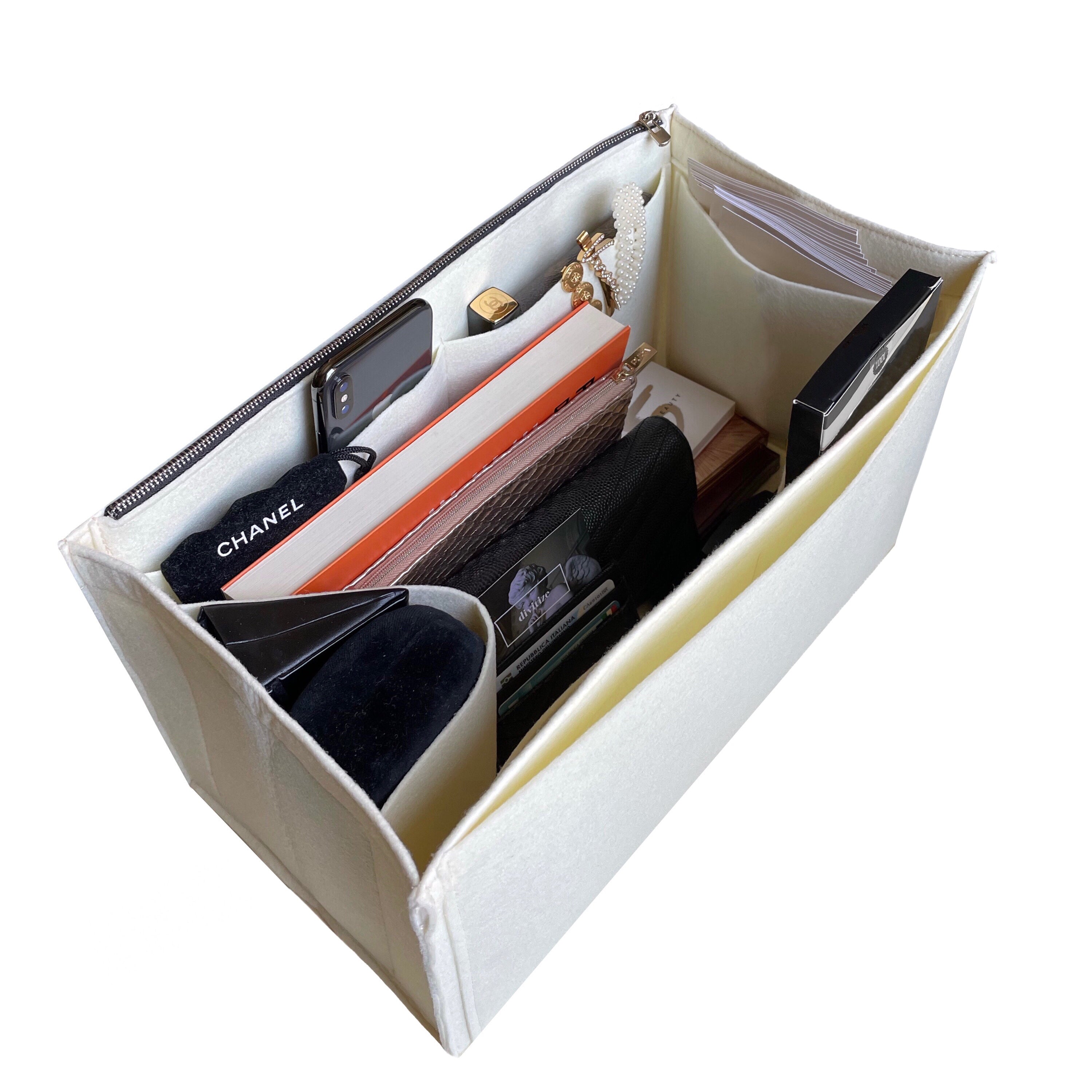 BaginBag® | Handbag Organizer For Fendi FF Shopper Bag | Fendi Purse Insert  | Bag Liner | Fendi Insert Organizer |  Fendi Tote  Organizer | Bag Organizer | Luxury bag |  Fendi Bag protector |  Fendi Tote Insert | Fendi Inner Bag
