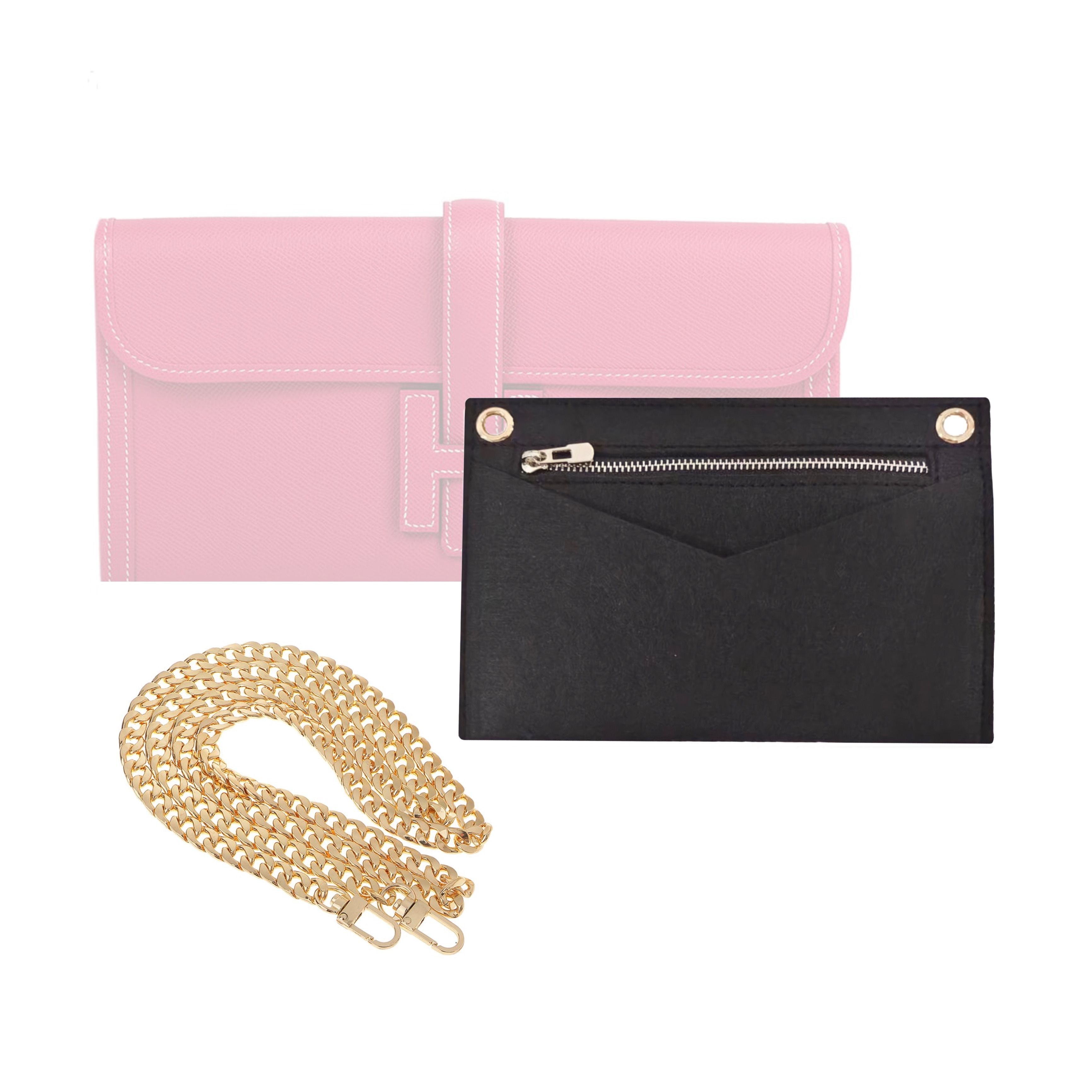 Conversion Kit for Jige Duo Wallet| Accessory for YSL Swing | Yves Saint Laurent Strap | clutch ysl | YSL Handbag Strap | Bag Insert Organizer | YSL Swing Strap | Luxury Bag Accessory | Bag Protector”
