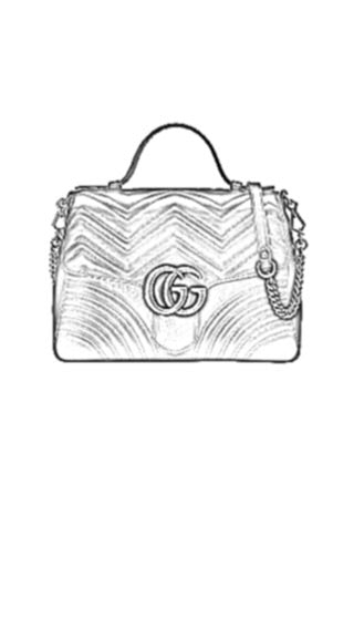 Handbag Organizer For Gucci GG Medium Marmont Top Handle bag | Designer Purse Insert  | Bag Liner | Bag Insert Organizer | Gucci Organizer | Bag Organizer | Luxury bag |  Bag protector