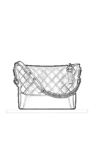 BaginBag | Handbag Organizer For Gabrielle Hobo - Small Bag | Chanel Purse Insert | Bag Liner | Chanel Insert Organizer | Chanel Organizer | Chanel Inner Bag | Luxury bag | Chanel Bag protector | Chanel bag Insert