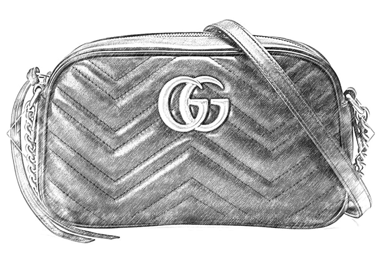 Handbag Organizer For Gucci GG Medium Marmont matelassé shoulder bag | Designer Purse Insert  | Bag Liner | Bag Insert Organizer | Gucci Organizer | Bag Organizer | Luxury bag |  Bag protector