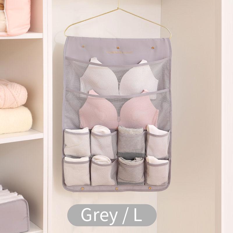 Hanging household wardrobe hanging underwear storage bag