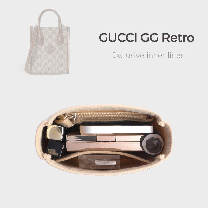 Handbag Organizer For Gucci GG Retro BAG | Designer Purse Insert  | Bag Liner | Bag Insert Organizer | Gucci Organizer | Bag Organizer | Luxury bag |  Bag protector | Gucci Interlocking G bag