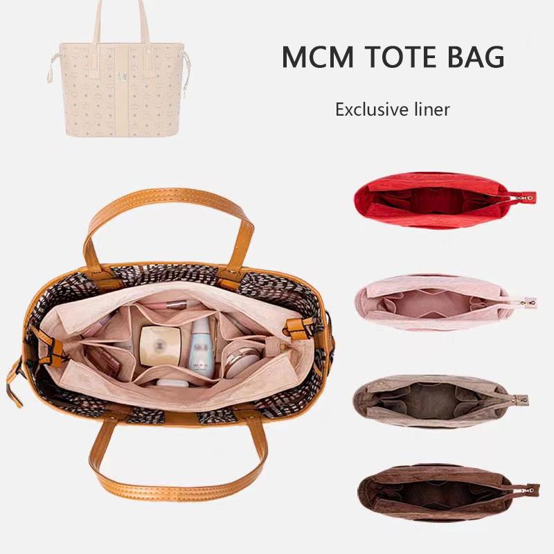 BaginBag | Handbag Organizer For Reversible Liz Shopper in Visetos Tote Bag | MCM Purse Insert | Bag Liner | MCM Insert Organizer | MCM Organizer | Bag Organizer | MCM Luxury bag | MCM Bag protector | MCM Inner Bag | MCM Purse Insert | MCM Inner bag