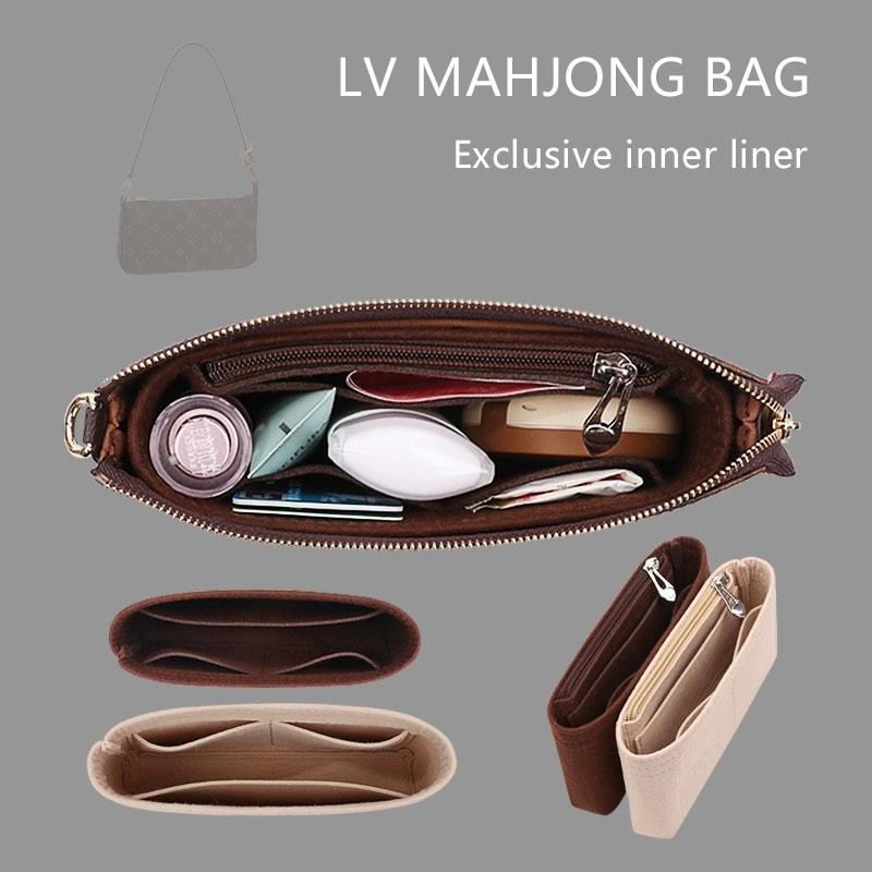 For "LV Mahjong B**" Bag Insert Organizer, Purse Insert Organizer, Bag Shaper, Bag Liner
