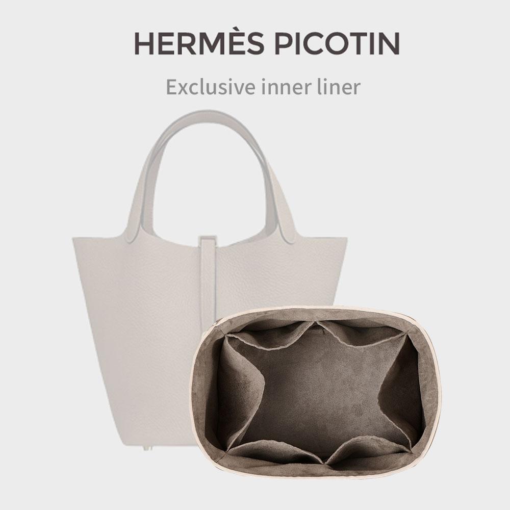 BaginBag |Handbag Organizer For Hermes Picotin 18 22 Bag | Hermes Purse Insert  | Hermes Bag Insert | Bag Liner | Hermes Insert Organizer | luxury Bag | Hermes Organizer | Hermes Inner Bag | Hermes Bag protector | Hermes Bag Lining