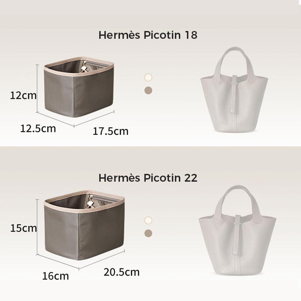 BaginBag |Handbag Organizer For Hermes Picotin 18 22 Bag | Hermes Purse Insert  | Hermes Bag Insert | Bag Liner | Hermes Insert Organizer | luxury Bag | Hermes Organizer | Hermes Inner Bag | Hermes Bag protector | Hermes Bag Lining