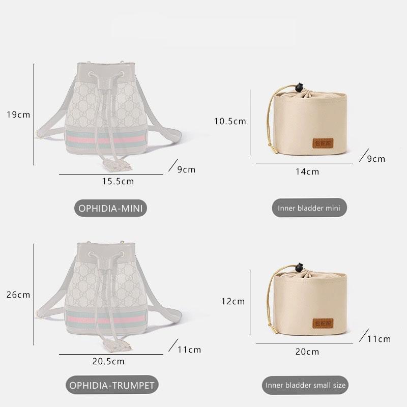 Handbag Organizer For Gucci bucket bag shape | Designer Purse Insert  | Bag Liner | Bag Insert Organizer | Gucci Organizer | Bag Organizer | Luxury bag |  Bag protector | GG Bag