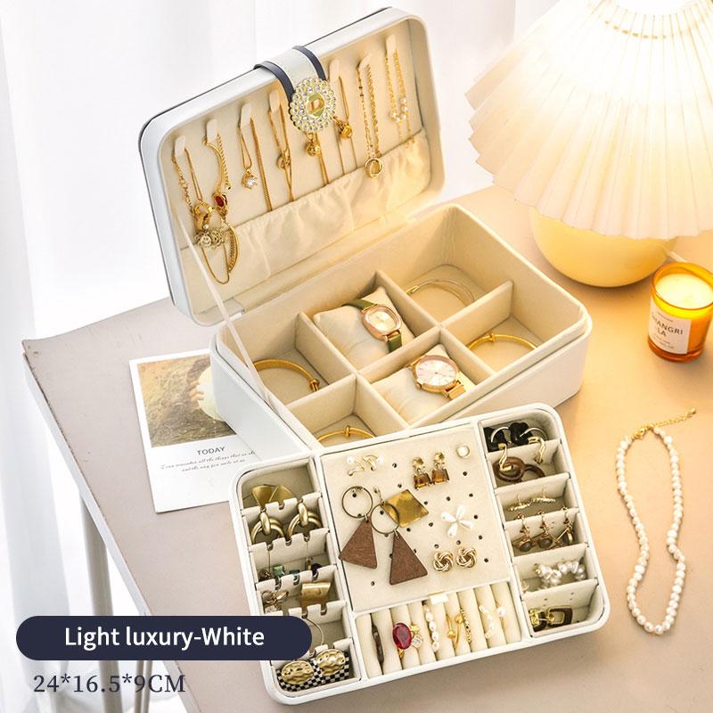 Necklace earrings Delicate watch accessories high-end jewelry storage box